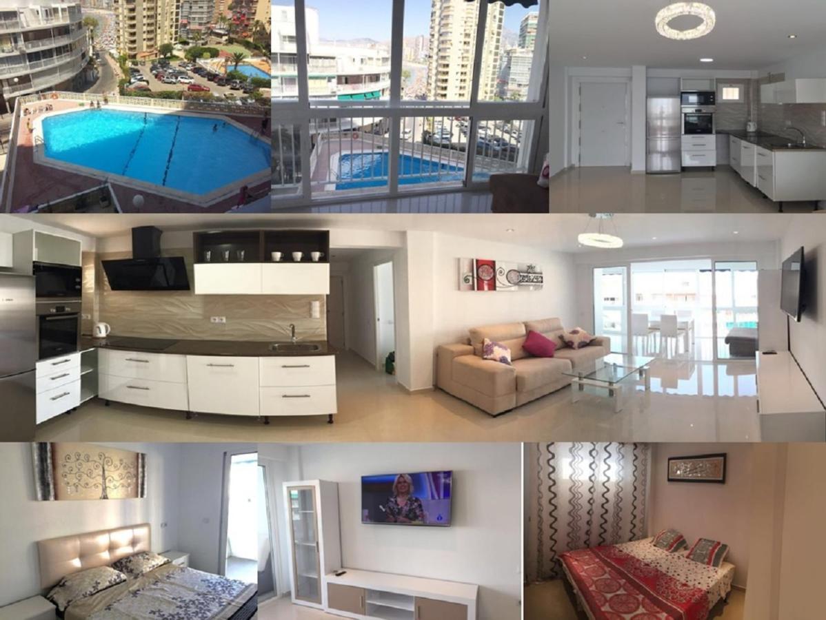 Levante Beachfront Luxury Apartment Benidorm Exteriör bild
